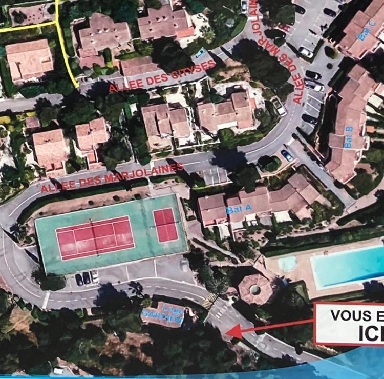 10 à 12 pers FAMILLE Amateurs randonnée Boulouris Panorama Saint Raphael Tennis Piscine partagé Esterno foto